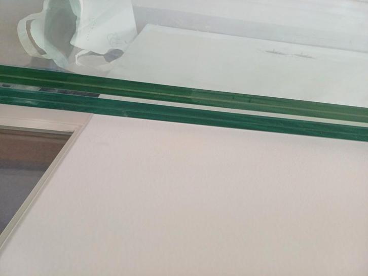 Gelaagd Glas Panelen - 2 stuks (221,5x74,5x1,7cm), Doe-het-zelf en Verbouw, Glas en Ramen, Zo goed als nieuw, Glasplaat, 160 cm of meer