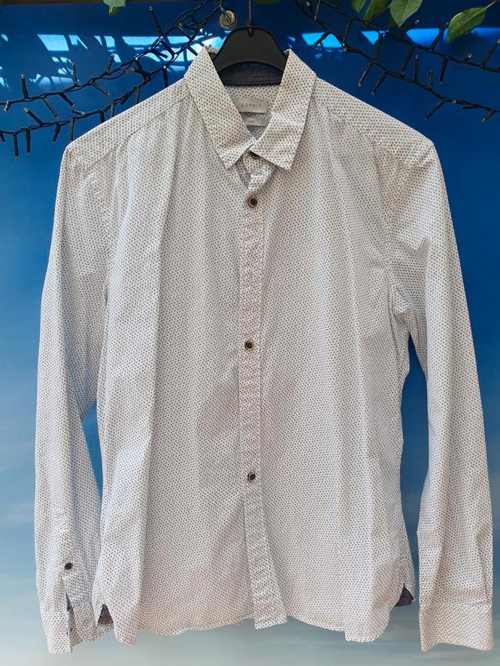 Overhemd, blouse, heren Merk Esprit, Kleding | Heren, Overhemden, Zo goed als nieuw, Halswijdte 38 (S) of kleiner, Blauw, Ophalen of Verzenden