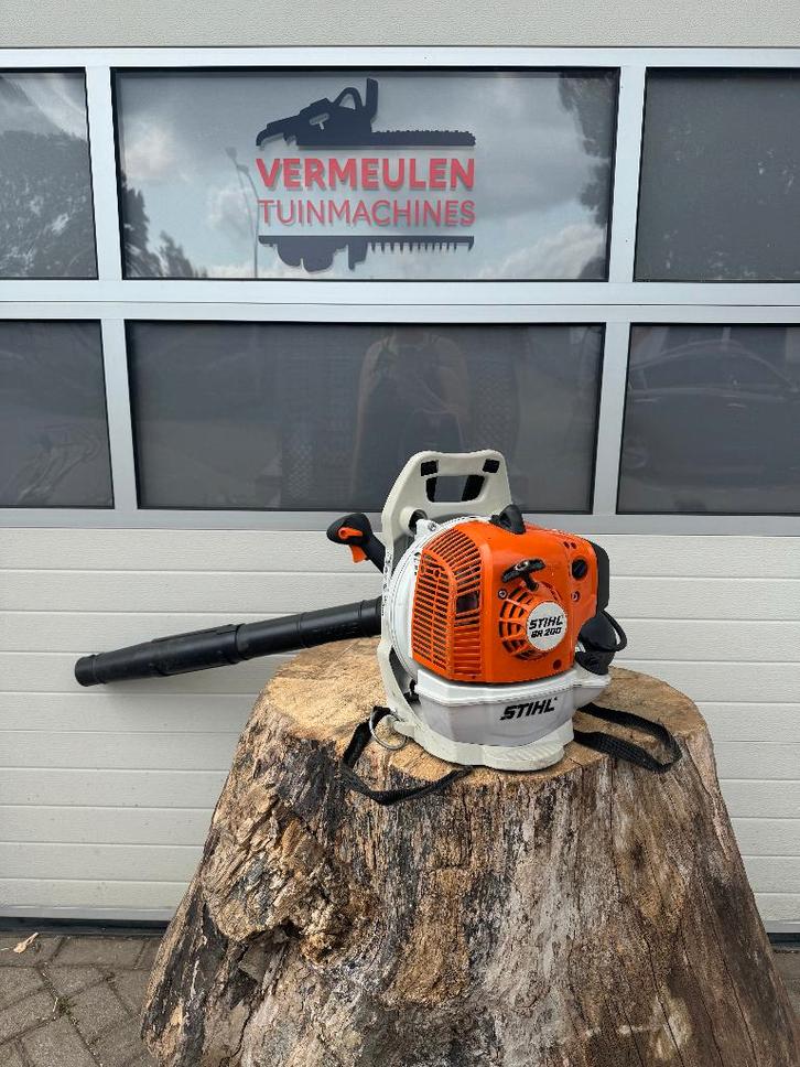 Stihl BR200 bladblazer, Tuin en Terras, Bladblazers, Zo goed als nieuw, Ruggedragen, Benzine, Ophalen of Verzenden
