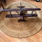 Antiek Houten Vliegtuig dubbeldekker, Ophalen