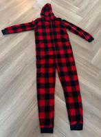 HEMA Onesie Rood Buffalo Plaid Maat M Kerst, Kleding | Dames, Huispakken, Ophalen of Verzenden, Zo goed als nieuw, Maat 38/40 (M)