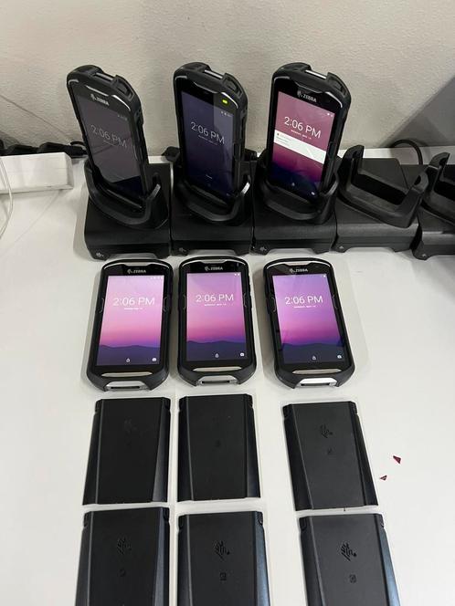 6x Zebra TC51 + 3x Laaddock + 6x Nieuwe Accu’s, Telecommunicatie, Mobiele telefoons | Overige merken, Nieuw, Zonder simlock, 3 tot 6 megapixel