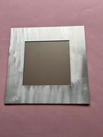 Stijlvolle Spiegel met Metalen Frame, Ophalen, Minder dan 50 cm, Vierkant, Zo goed als nieuw