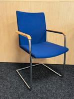 6x Design Casala stoelen (paars stof) zie foto’s, Leer, Ophalen of Verzenden, Zwart