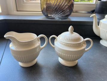 Wedgwood Suikerpot & Melkkan - Nieuwstaat beschikbaar voor biedingen