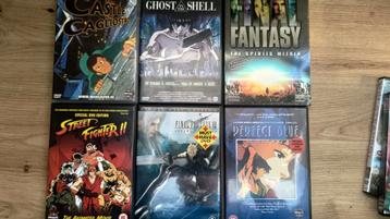Diverse animatie en anime dvd's beschikbaar voor biedingen