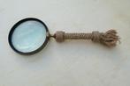 Loep vergrootglas touw - decoratie, Hobby en Vrije tijd, Vergrootglazen, Loepen en Loeplampen, Ophalen of Verzenden, Zo goed als nieuw