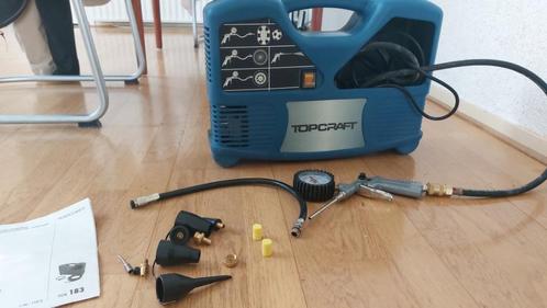 Compressor (draagbaar) ZONDER OLIE, Doe-het-zelf en Verbouw, Compressors, Gebruikt, 6 tot 10 bar, Minder dan 25 liter, Minder dan 200 liter/min