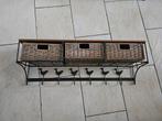Kapstok met mandjes - Wandmodel, Huis en Inrichting, Woonaccessoires | Kapstokken, Gebruikt, Minder dan 100 cm, Metaal, Ophalen