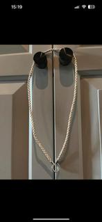 Mi moneda leren ketting!, Ophalen of Verzenden, Nieuw, Goud, Overige materialen