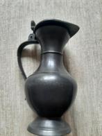 tinnen eikeltjes kannetje met deksel tin buikkan 14 cm 310 g, Antiek en Kunst, Ophalen of Verzenden