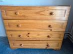 Commode met 4 laden in nette staat, Ophalen, 100 tot 150 cm, Zo goed als nieuw, 3 of 4 laden