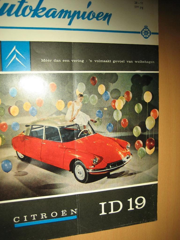 AK 1959 48 Citroën ID 19 Cosmopoliet Zigeuner Autobianchi, Ophalen, Zo goed als nieuw, Overige merken