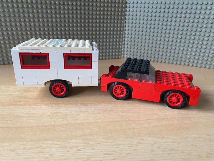 Lego 379 Car and Caravan, Kinderen en Baby's, Speelgoed | Duplo en Lego, Gebruikt, Lego, Complete set, Ophalen of Verzenden