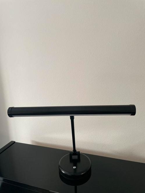 Zwarte Pianolamp als nieuw Amadeus PL-200 B, Huis en Inrichting, Lampen | Tafellampen, Zo goed als nieuw, Minder dan 50 cm, Metaal