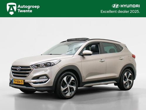 Hyundai Tucson 1.6 T-GDi Premium 4WD AUTOMAAT | Panodak | 4x, Auto's, Hyundai, Bedrijf, Tucson, ABS, Achteruitrijcamera, Adaptieve lichten