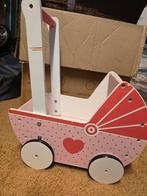 Houten poppenwagen, Ophalen, Gebruikt, Duw- of Trekspeelgoed