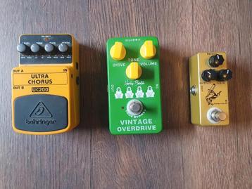 Behringer Chorus, Klon overdrive, Harley Benton vintage OD beschikbaar voor biedingen