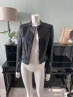 Leren jas van Amisu maat S, Maat 38/40 (M), Douwenmaat 8-3 Meppel, Info@again.nu, Zwart