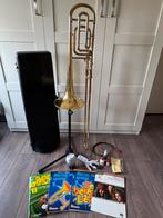 Karl trombone met kwartventiel en toebehoren (starter), Muziek en Instrumenten, Blaasinstrumenten | Trombones, Ophalen of Verzenden