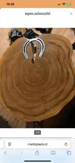 iepen salontafel, Doe-het-zelf en Verbouw, Hout en Planken, Nieuw, Plank, 50 mm of meer, Ophalen
