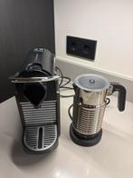 Krups Nespresso Koffiemachine + Nespresso melkopschuimer, Ophalen of Verzenden, Zo goed als nieuw, Koffiemachine