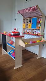 Lidl lupilu houten speelgoed winkel inclusief accessoires, Ophalen, Gebruikt, Hout, Speelkeuken