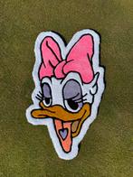 Daisy Duck tufted rug – handmade cartoon rug, home decor, 50 tot 100 cm, Overige kleuren, Nieuw, Overige vormen