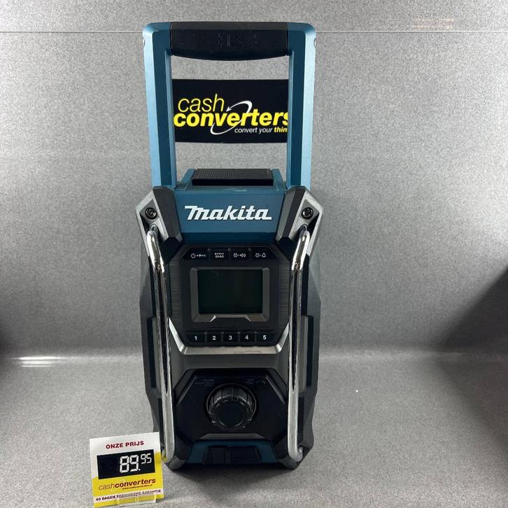 Makita MR001G Bouwradio | FM/AM | draagbaar | 393307, Audio, Tv en Foto, Radio's, Zo goed als nieuw, Bouwradio, Ophalen of Verzenden