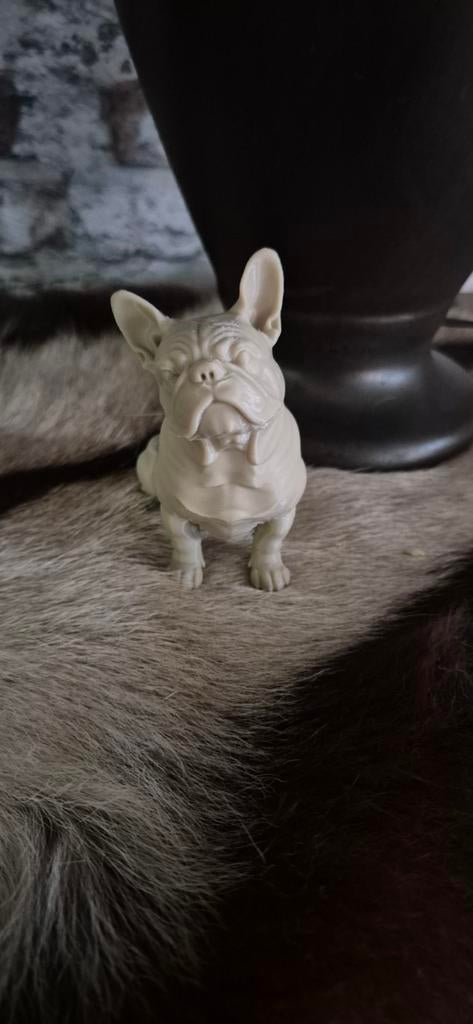 3D Geprinte Engelse Bulldog - Dierenbeeld, Tuin en Terras, Tuinbeelden, Ophalen of Verzenden, Nieuw, Kunststof, Dierenbeeld