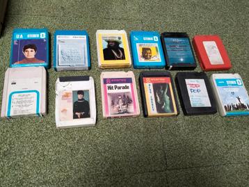 Stereo 8 cassettes 12 stuks beschikbaar voor biedingen