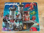Playmobil Zwarte Drakenburcht 4835, Ophalen of Verzenden, Zo goed als nieuw, Complete set