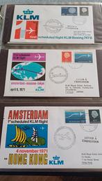 29 fdc KLM eerste vluchten, Postzegels en Munten, Ophalen of Verzenden, Beschreven, Nederland