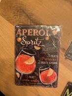 Metaal bord aperol spritz mancave, Ophalen of Verzenden, Nieuw