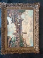 Havengezicht Rotterdam door A.H. van Suijlekom, Antiek en Kunst, Kunst | Schilderijen | Klassiek, Ophalen