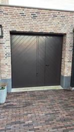 Garagedeur met loopdeur, Doe-het-zelf en Verbouw, Ophalen, Gebruikt, Garagedeur, Metaal