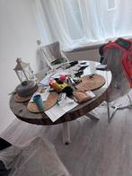 Luxe ronde eettafel met Glasplaat, Huis en Inrichting, Tafels | Eettafels, Glas, 50 tot 100 cm, Richmond, Rond