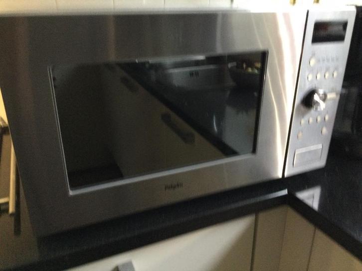 Combi magnetron oven Pelgrim rvs, Witgoed en Apparatuur, Magnetrons, Gebruikt, Vrijstaand, Combimagnetron, 45 tot 60 cm, Grill