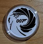 Perth Mint James Bond 007 1oz zilver 2022 Black BU, Ophalen of Verzenden, Zilver