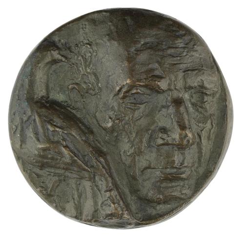 André Bartels : Herdenking geboortedag Pablo Picasso, 1961, Postzegels en Munten, Penningen en Medailles, Brons, Nederland, Verzenden
