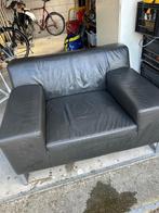 Leren loveseat, Huis en Inrichting, Ophalen, Gebruikt, 100 tot 125 cm, Leer