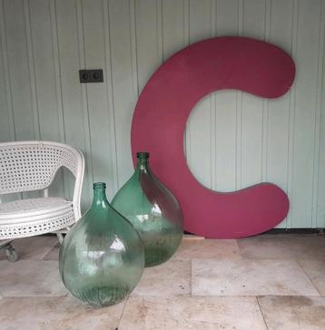     130 cm! Grote reclame letter gevel industriële vintage  beschikbaar voor biedingen