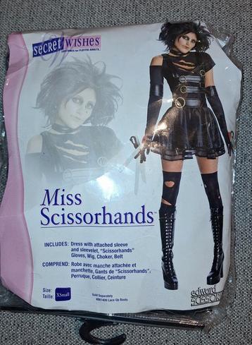 Miss scissorhands carnavals kostuum maat XS beschikbaar voor biedingen
