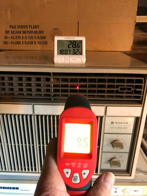 Airco monoblok schaftkeet, kantoortje, caravan enz, Witgoed en Apparatuur, Airco's, Gebruikt, Ophalen