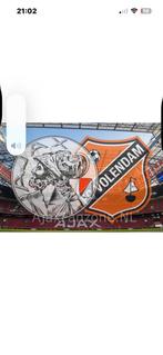 Te koop 2 kaarten Ajax-Volendam, Tickets en Kaartjes, Twee personen