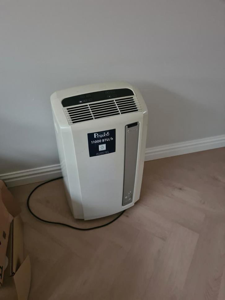 Pinguïno Mobiele Airco 11000 BTU/h, Witgoed en Apparatuur, Airco's, Gebruikt, Mobiele airco, 60 tot 100 m³, 3 snelheden of meer