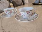 2 mooie kop en schotel van DE, Antiek en Kunst, Antiek | Servies los, Ophalen of Verzenden