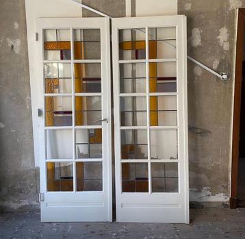 3 glas in lood deuren. beschikbaar voor biedingen
