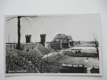 ansichtkaart Rhenen, Spoorbrug beschikbaar voor biedingen