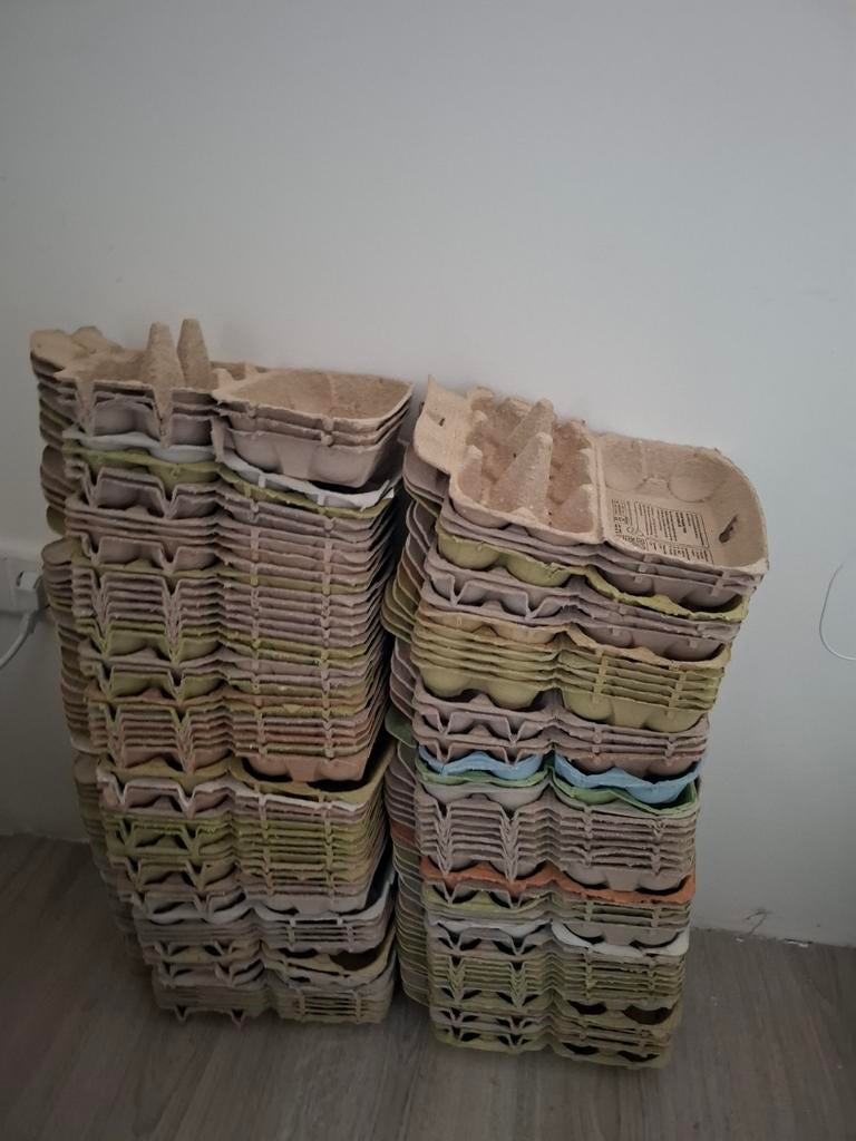 Eierdozen geschikt voor 6 eieren, Dieren en Toebehoren, Pluimvee | Toebehoren, Ophalen, Overige typen